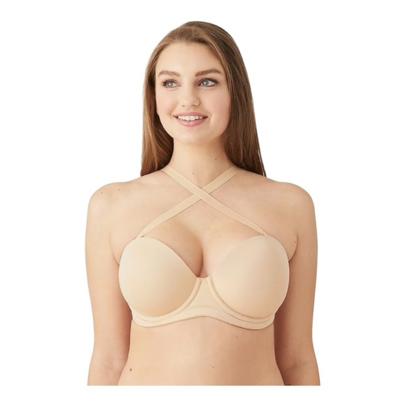 Wacoal Red Carpet Strapless Bra 38DD Sand- 854199 - NWT - Picture 2 of 9